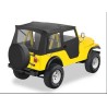 Capotage Supertop Noir avec portes soft-top Jeep CJ 51595-15