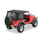 Capotage Bâche SuperTop noir Classic Jeep CJ7  76-86 & Jeep YJ: 87-95 51599-15