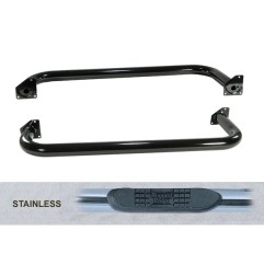 Protection latérale marche pied inox JEEP Wrangler YJ