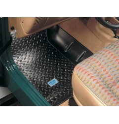 Tapis sol avant caoutchouté noir Jeep Wrangler YJ 87-95 - Kulture Jeep