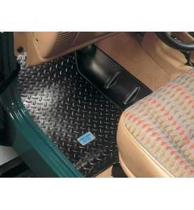 Tapis sol avant caoutchouté noir Jeep Wrangler YJ 87-95 - Kulture Jeep