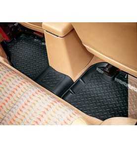 Tapis de sol arrière caoutchouc arrière noir Jeep Wrangler TJ 96-06 1566.21