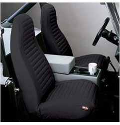 Housses de siège avant noir Bestop Jeep CJ Wrangler YJ 76-91 29227-15