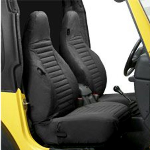 Jeep Wrangler Tj Kit Housse de Siège Avant Noir Toile Jean Bestop 96-02