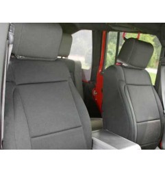 Housse de siège avant noir Jeep Wrangler JK