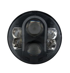 Optique Phare LED 7" Noir Jeep Wrangler JK & TJ