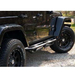 Marche pied SRC noir Jeep Wrangler JK 4P
