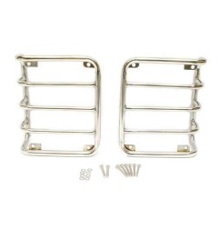 Protection de feux arrière en acier inox pour Jeep Wrangler JK de 2007 à 2018 1556.27