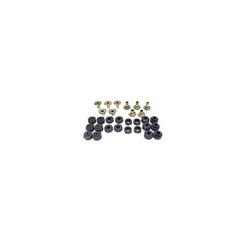 kit silent bloc de caisse Jeep Wrangler YJ 1987-96