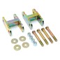 Jumelles de ressort essieu arrière + 10 mm pour Jeep CJ 76 - 86
