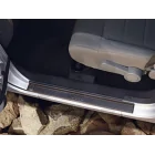 Seuil porte plastique Noir Jeep Wrangler JK 4P