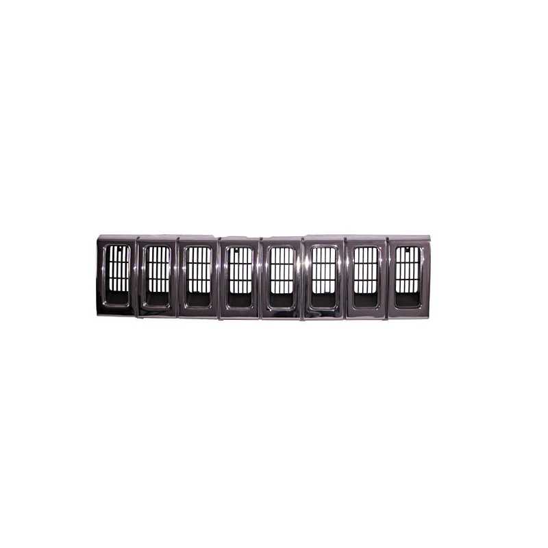 grille de calandre chromee Jeep Grand Cherokee ZJ 1993-98