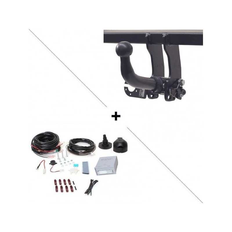 Attelage + faisceau universel 7 B  Jeep Wrangler JL 