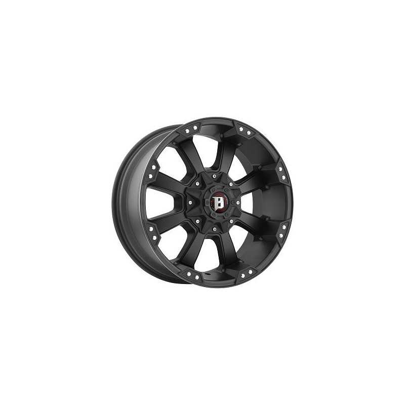 Jante BALLISTIC 845 Noir 9 X 17  JL/JK/JT et WH/WK/WJ