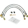 kit flexible de frein aviation inox +2.5" & + (jeu de 3) Jeep CJ7 Wrangler YJ TJ Cherokee XJ & grand ZJ