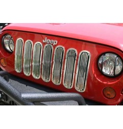 enjoliveur de calandre chromé jeep JK