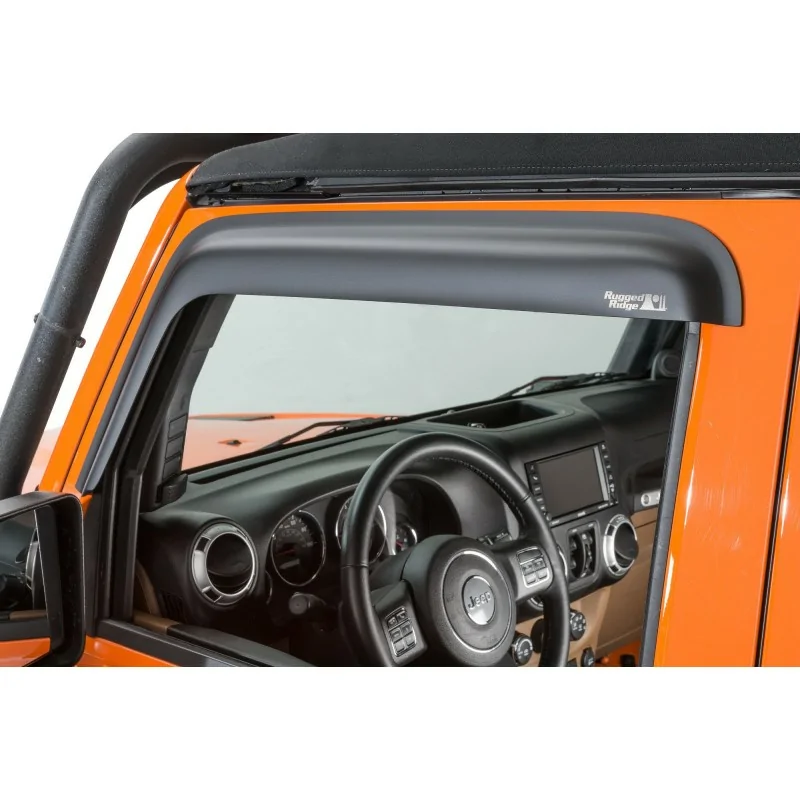 Déflecteur air noir mat porte Jeep Wrangler JK - Kulture Jeep