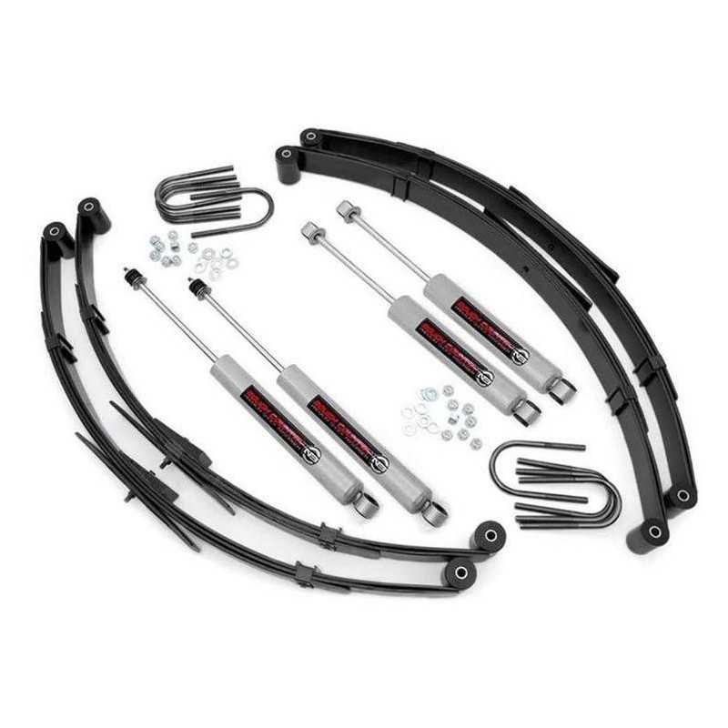 Kit suspension +2.5" + Amortisseurs Jeep Wrangler YJ