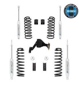 Kit Suspension +2.5 - 65mm Amortisseur Procomp Jeep Wrangler JK. RE7121ECP