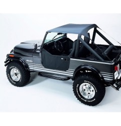 Bâche Bikini Noir Jeep CJ & Jeep Wrangler YJ Bestop 52508-01
