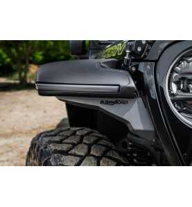 Kit extensions d'ailes Bushwacker Hyperform pour Jeep Wrangler JL de 2018 à 2022. 11950-07