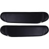 Pare soleil avant noir Jeep CJ CJ5 CJ7 & Jeep Wrangler YJ 13312.