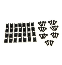 Kit fixations d'ailes origine Jeep CJ 1955 à 1986 & Jeep Wrangler YJ de 1987 à 1995. 7109K 0837.15