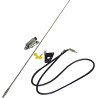 Antenne complète chromée Jeep CJ CJ5 CJ7 & Wrangler YJ 8127842K
