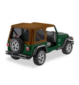 Bâche Capotage Supertop NX Marron (Spice) pour Jeep Wrangler TJ de 1996 à 2006. 54720-37
