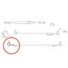 Rotule direction droite Jeep Willys MB CJ CJ5 CJ7 Hotchkiss M201 GPW. J8136674