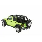 Bâche Capotage bestop Trektop NX Glide Jeep Wrangler JK 07-18 4 portes. 54923-35