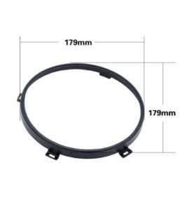 Cerclages de phares noir Jeep Wrangler TJ et Jeep Wrangler JK 0931.19 / 68003772BLK