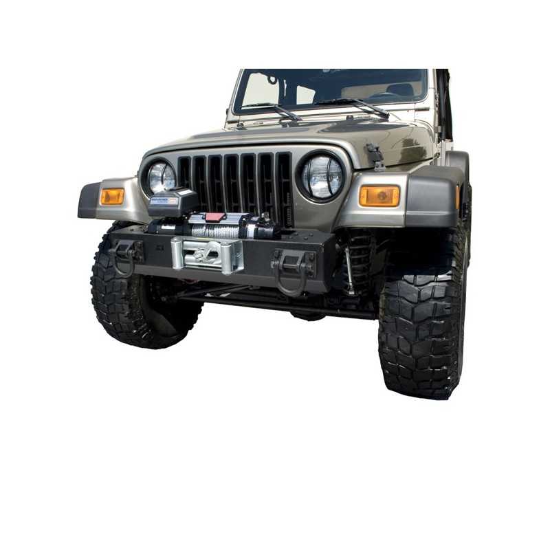 HEAVY DUTY Pare chocs avant central avec support treuil Jeep CJ CJ7 & Wrangler YJ TJ