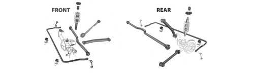 Suspension d'origine Jeep Wrangler JK