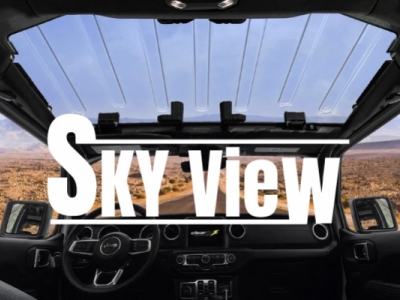 Sky View Jeep : le panneau de toit transparent pour Wrangler et Gladiator
