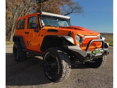 Préparation Jeep Wrangler JK Orange : équipements et transformation